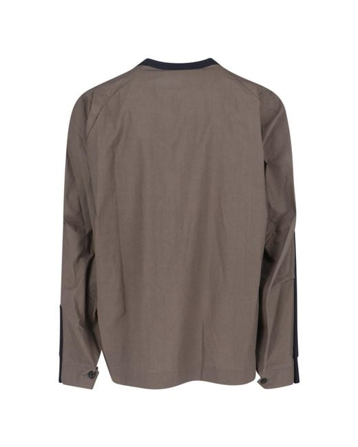 Sacai Blue T-Shirts And Polos Cotton for men