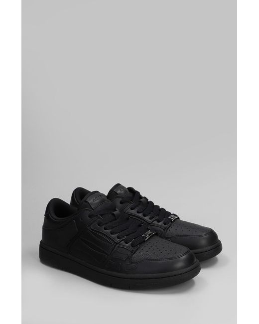 Amiri Black Skel Top Low Sneakers for men