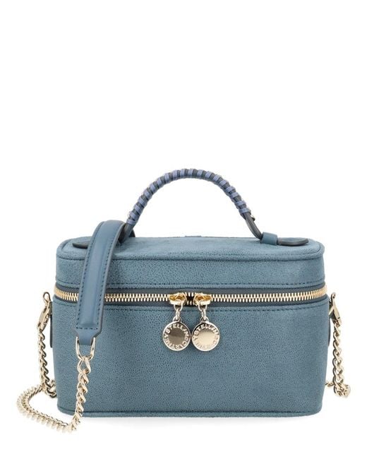Stella McCartney Blue Shoulder Bag Vanity Falabella Polyamide