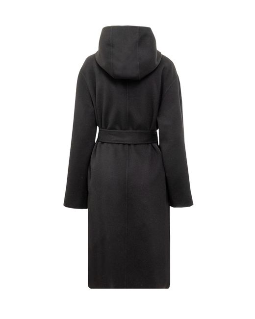 Marni Black Virgin Wool And Cashmere Coat