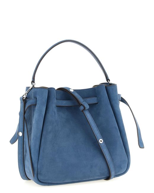 Tory Burch Blue Lamb Leather Handbag Bag