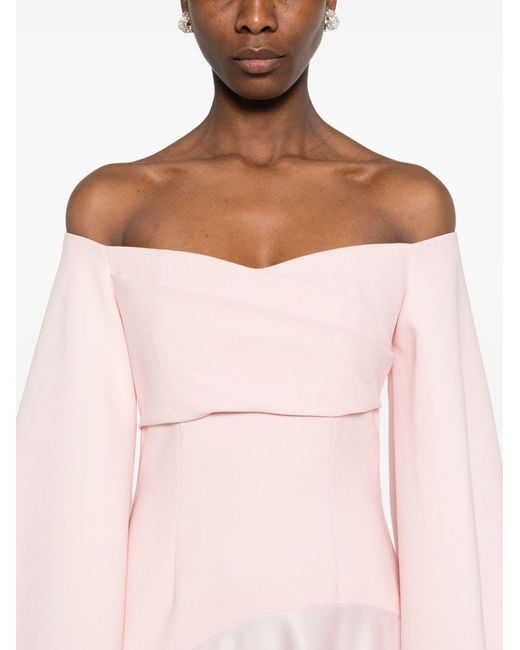 Solace London Pink Rina Maxi Dress