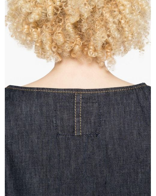 Susanne Bommer Blue Cotton Top