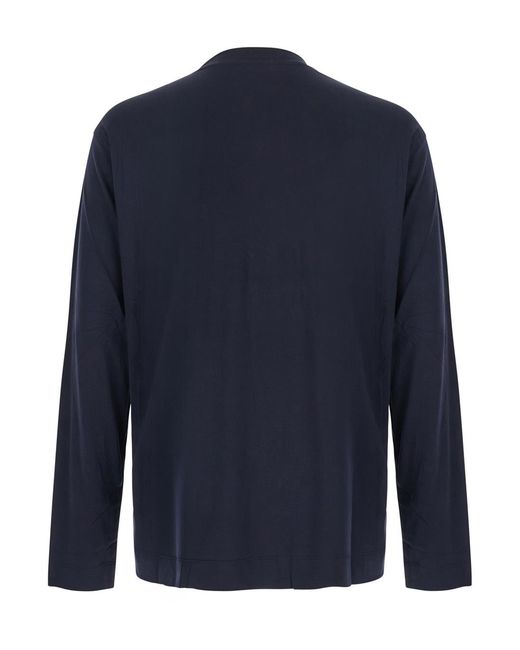 Emporio Armani Blue T-Shirt .L Modal T-Shirts for men