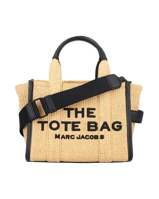 Marc Jacobs Metallic The Small Tote Bag Raffia