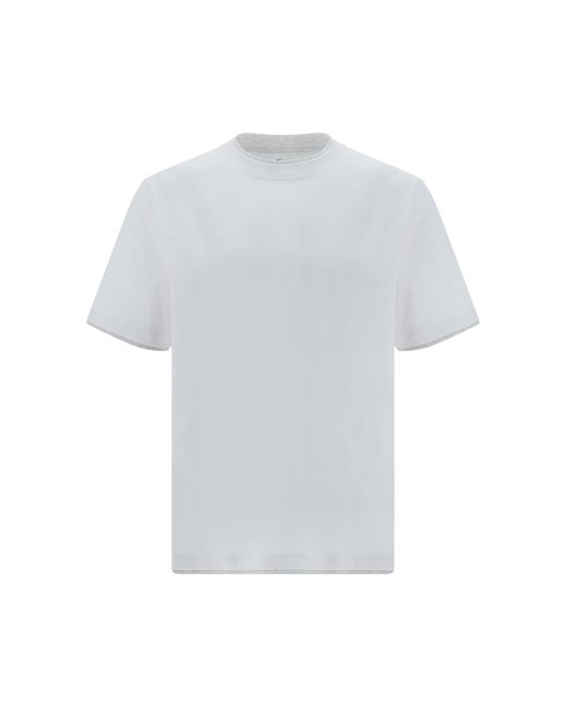 Brunello Cucinelli White T-Shirts for men