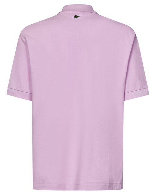 Lacoste Pink Original Polo .12.12 Loose Fit Polo Shirt