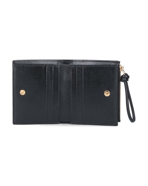 Jil Sander Black Logo Mini Wallet