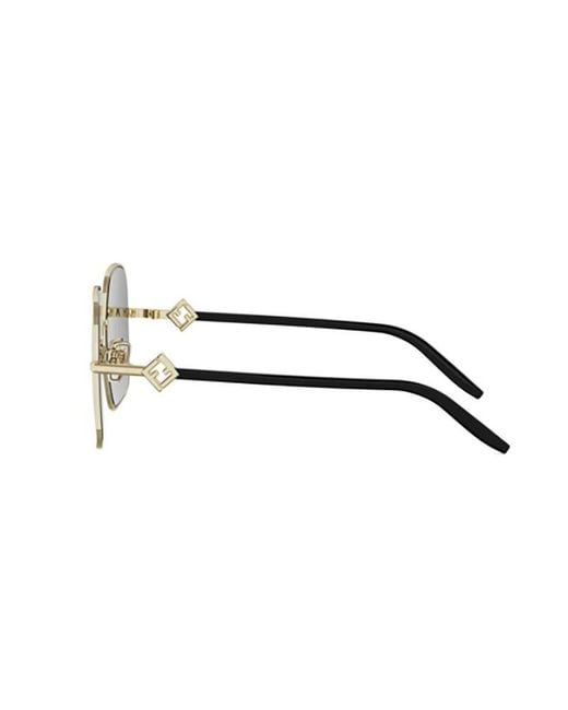 Fendi Black Sunglasses Metal Eyewear