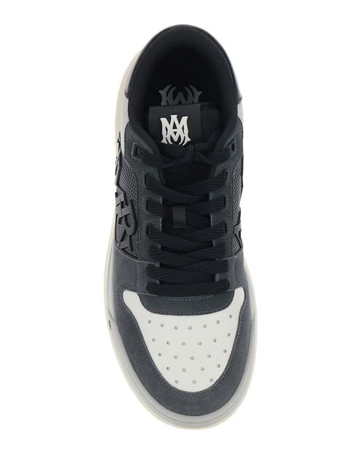 Amiri Gray Sneakers Classic Low Leather Trainers for men