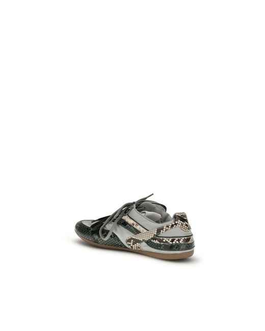 Miu Miu Green Recycled Polyester Athletic Sneakers