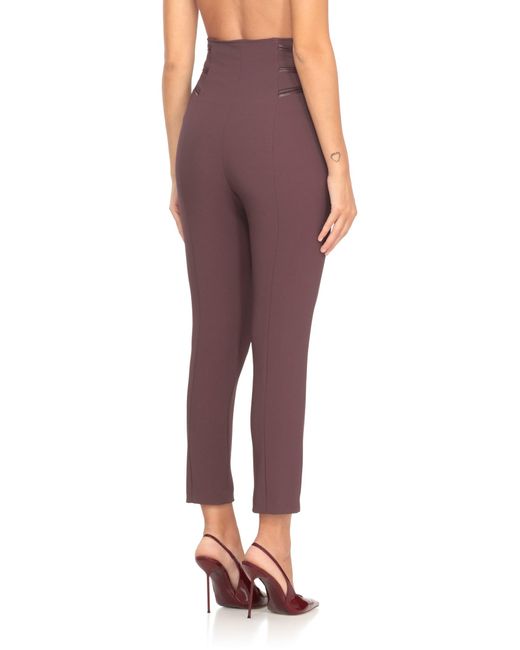 Elisabetta Franchi Purple Trousers