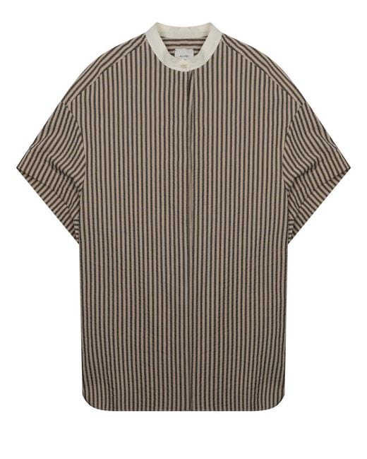 Alysi Gray Mini Dress Viscose