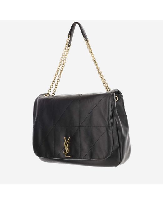 Saint Laurent Black Jamie 4.3 Leather Bag Lambskin Shoulder