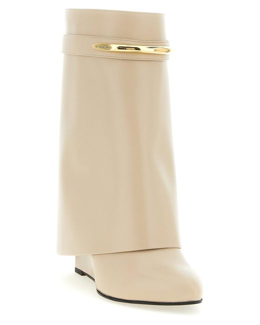 Givenchy Natural Solid Pointed Toe Boots