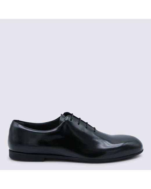 Jil Sander Black Flat Shoes _Cover Le Sole El for men