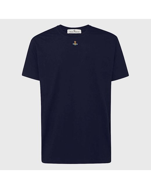 Vivienne Westwood Blue Cotton T-Shirt for men