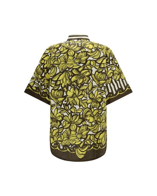ALÉMAIS Green Mona Shirt True Hemp