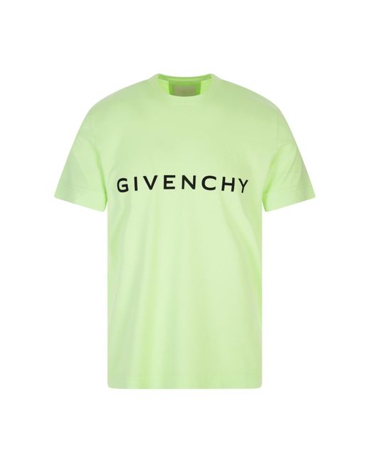 Givenchy Green Mint Archetype Slim T-shirt for men