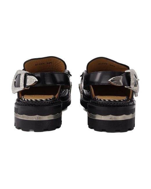 Toga Black Aj1070 Loafers
