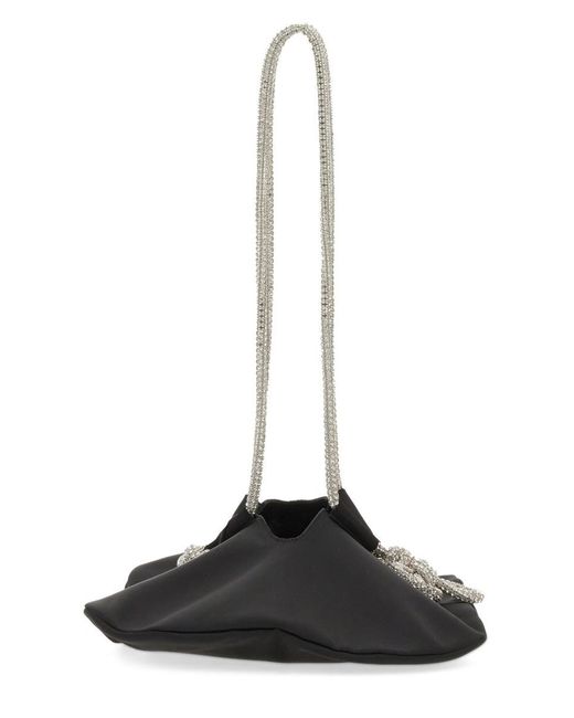 Kara Black Ufo Shoulder Bag