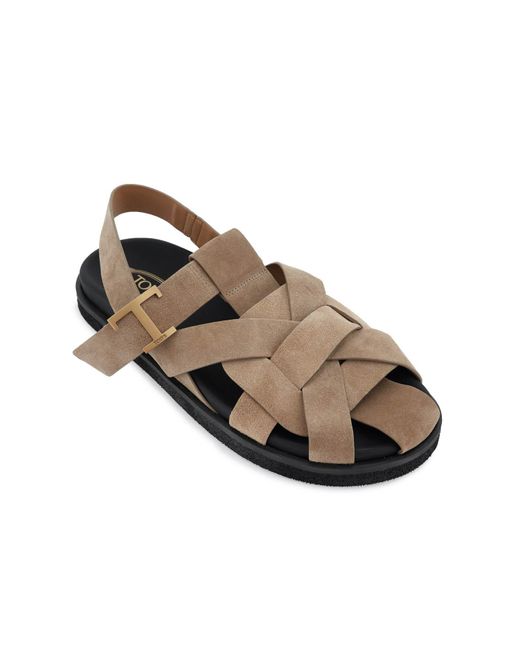 Tod's Natural T Timeless Sandals