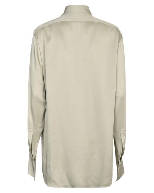Jil Sander Natural Long-Sleeved Shirt