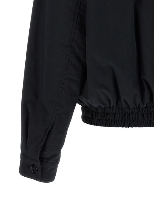 Saint Laurent Blue Cotton Shell Jacket Clothing for men