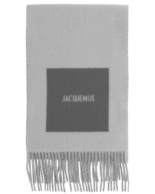 Jacquemus Gray L'echarpe Scarf