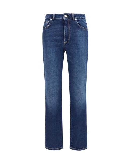Dolce & Gabbana Blue Five-Pocket Denim Jeans Cotton Trousers