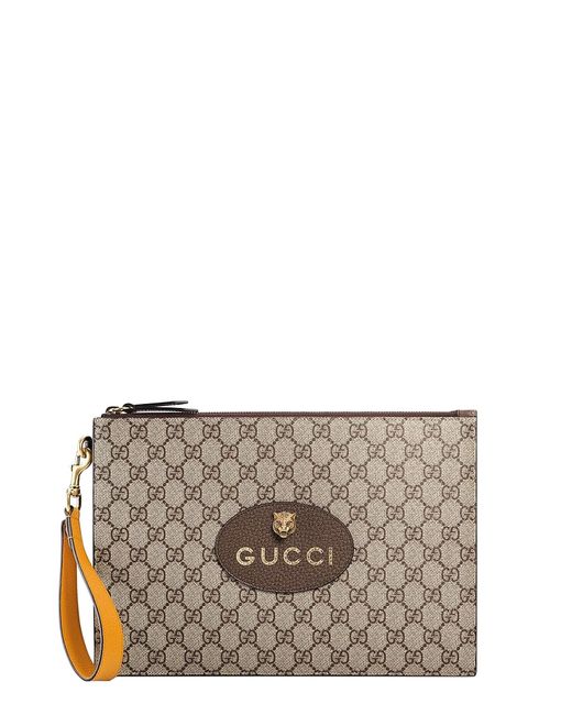 Gucci Gray Clutch for men
