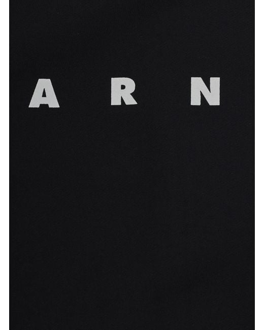 Marni Black Sweatshirt Cotton Hoods & Sweatshirts