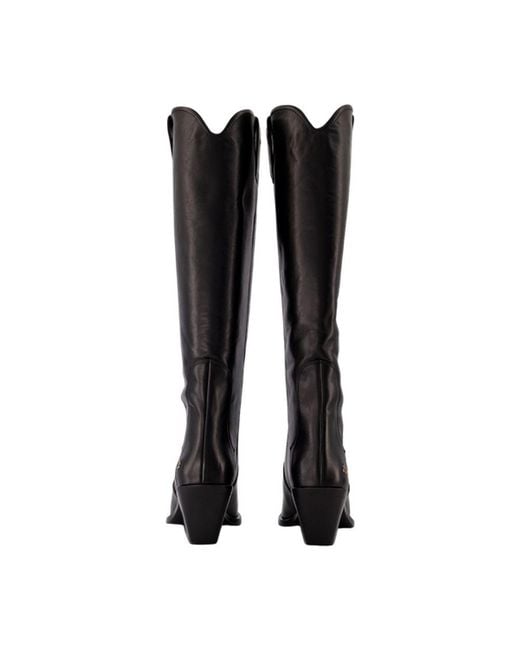 Anine Bing Black Tall Tania Boots