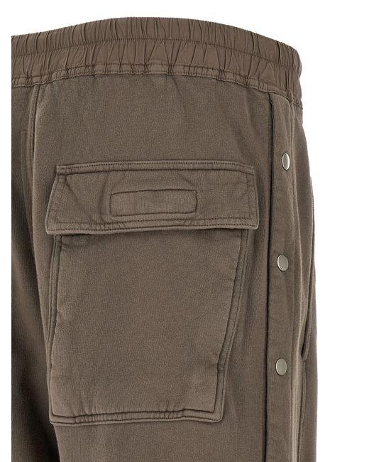 Rick Owens Brown 'Wide Pusher' Pants for men