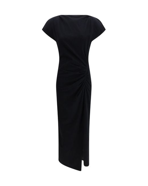 Isabel Marant Black Nadela Dress Cotton
