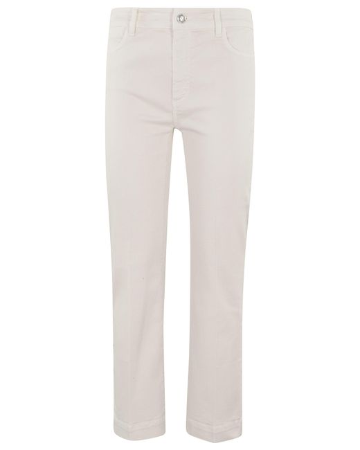 Sportmax White Nilly Cotton Jean