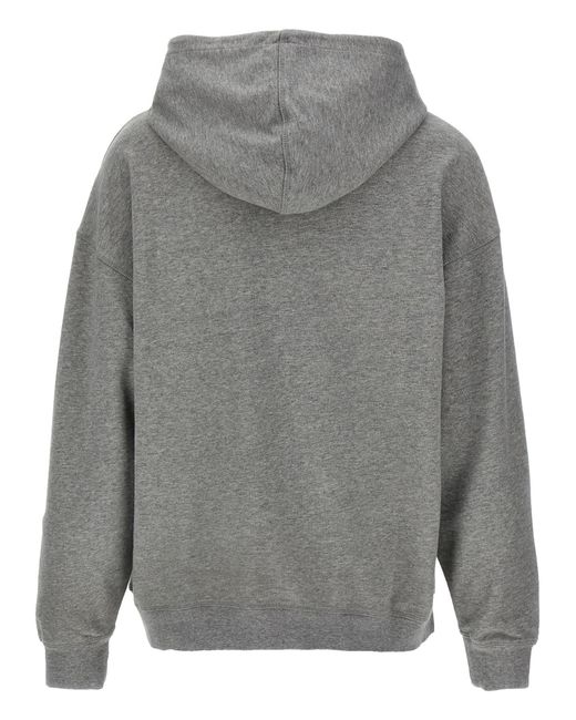 Ganni Gray Bear Hoodie