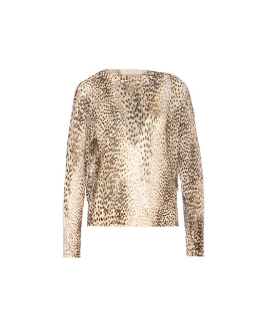 Twinset Natural Leopard Sweater