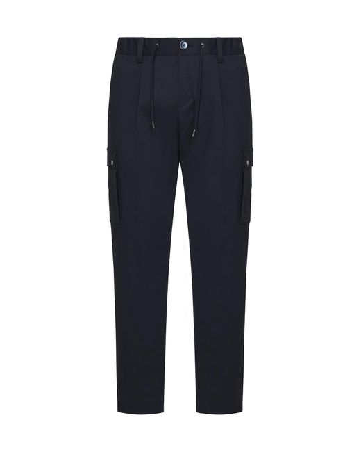 Herno Blue Resort Trousers for men