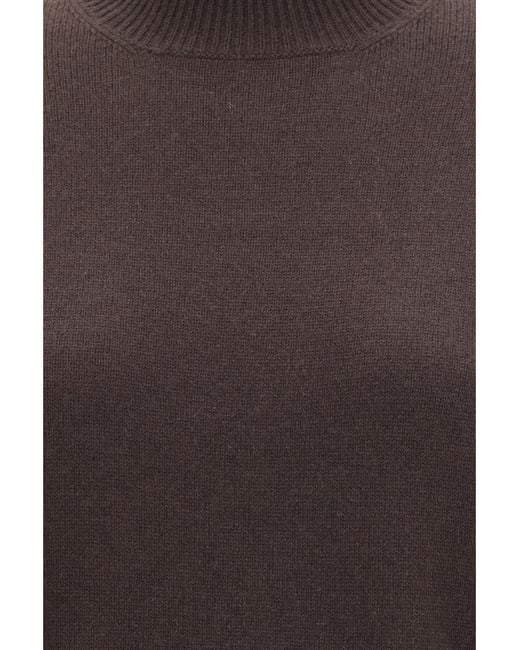 Brunello Cucinelli Brown Cashmere Turtleneck Sweater Caffe' Kashmir/Capra Hircus