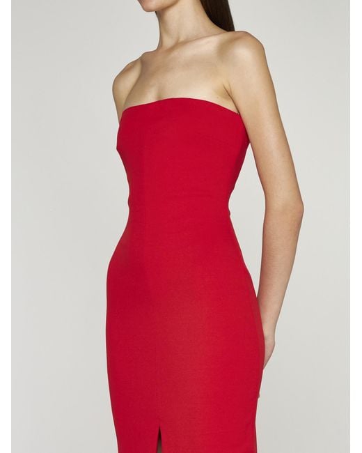 Solace London Red Bysha Maxi Dress