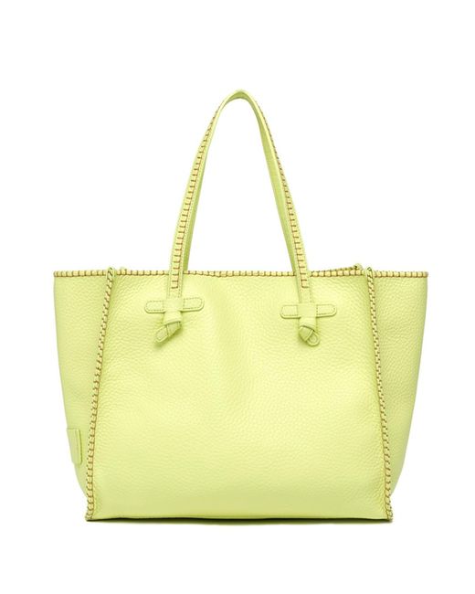 Gianni Chiarini Yellow Marcella Shopping Bag