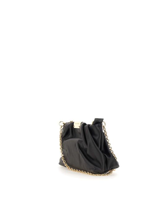 Gianni Chiarini Black Fou Leather Clutch Bag