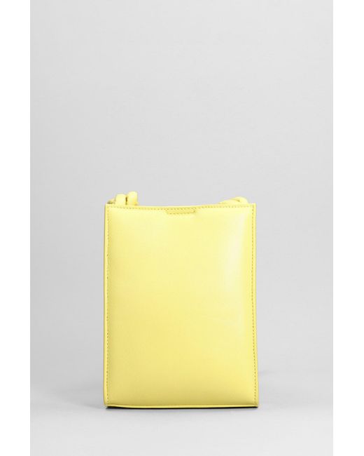 Jil Sander Yellow Tangle Sm Shoulder Bag