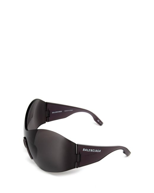 Balenciaga Bb0180s Grey Sunglasses in Gray | Lyst