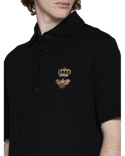 Dolce & Gabbana Black T-shirts And Polos for men