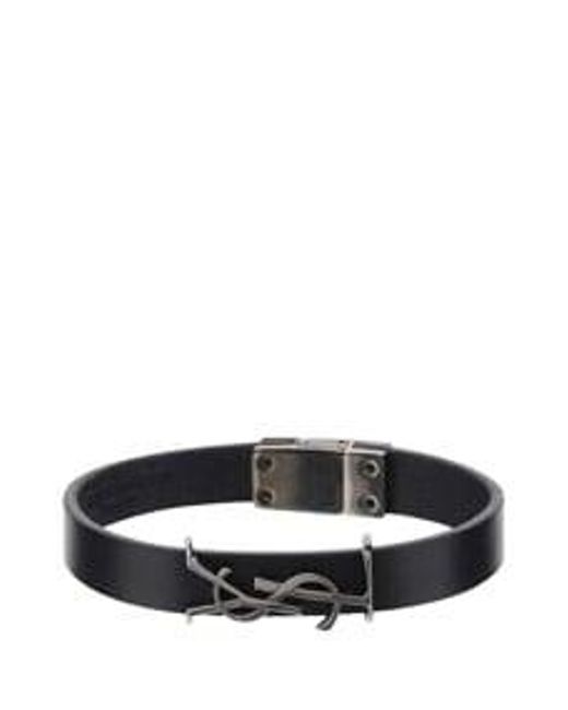 Saint Laurent Black Bracelet