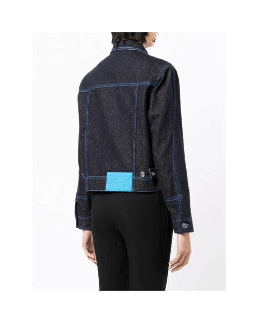 Ferragamo Blue Long Jacket Clothing