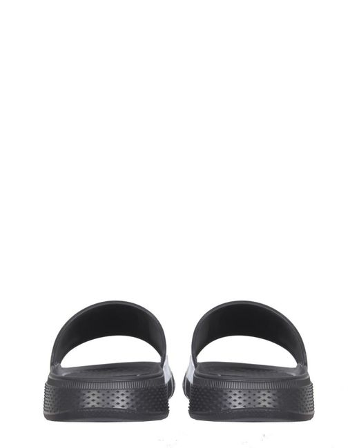 Telfar Black Rubber Slide Sandals