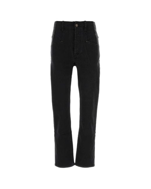 Isabel Marant Women's Black Stretch Denim Niliane Jeans